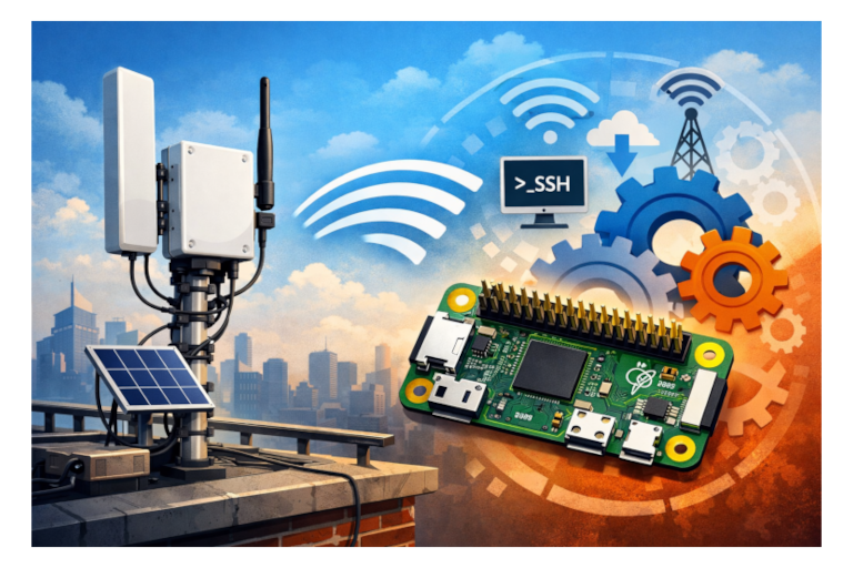 Cover image about the artikel building a Remote Recovery System for Hard-to-Reach MeshCore Repeaters